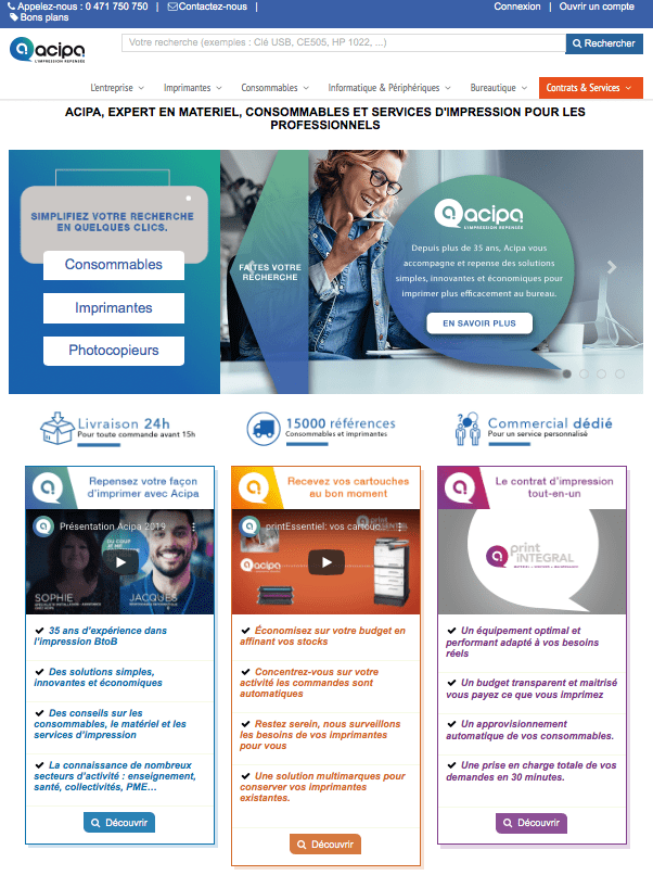 Refonte du site acipa.fr