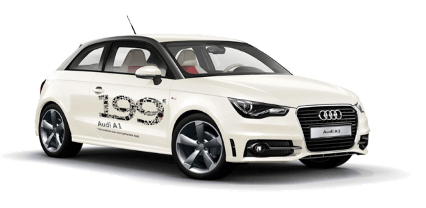 Marquage Audi A1 pour Roadshow de lancement